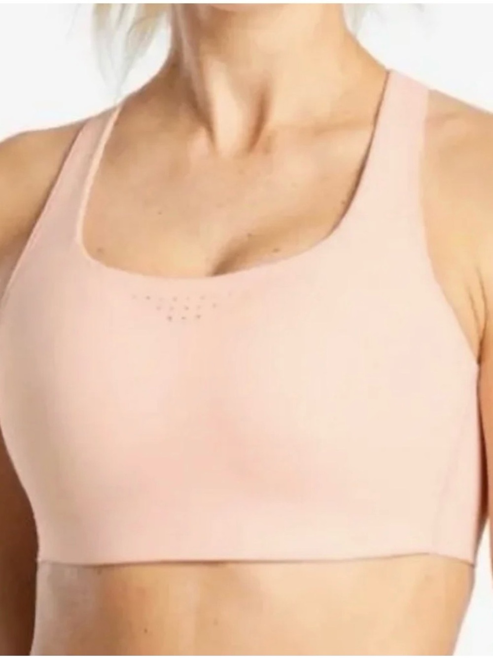 Athleta Blush Pink Seamless Sports Bra
